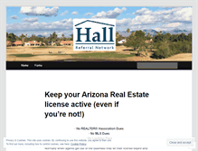 Tablet Screenshot of hallreferralnetwork.com